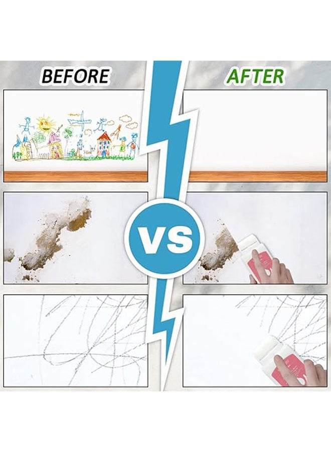 XIGUANJIA Small Roller Wall Patching Brush, Wall Repair Paste Roller Tool, DIY Renovation Wall Spackle Roller with Latex Paint White 100g - Image 5