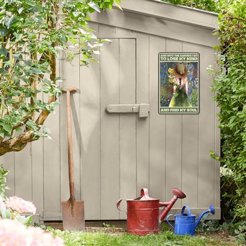 CrazySign Funny and Into The Garden I Go Metal Sign: Women's Garden Gift for Yard, Backyard, Patio & Porch Decor, 12" x 8", (256) - Image 3