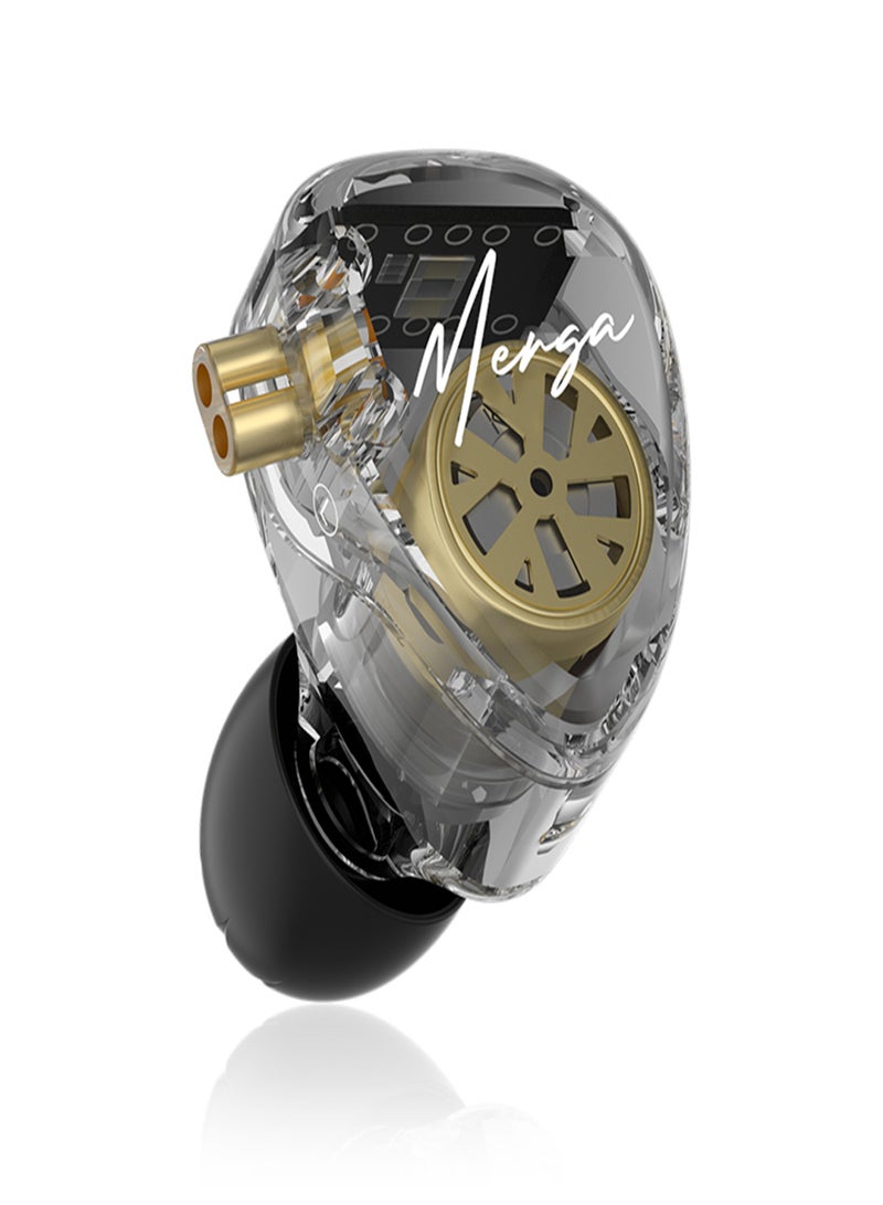 كي زد سماعات KZ Merga 2DD الديناميكية، سماعات موسيقى هاي فاي، سماعات أذن سلكية، 4 وحدات تشغيل، سماعة ضبط عالية الدقة، سماعات أذن رياضية للألعاب، كابل قابل للفصل ثنائي السنون، بدون ميكروفون. - Image 3