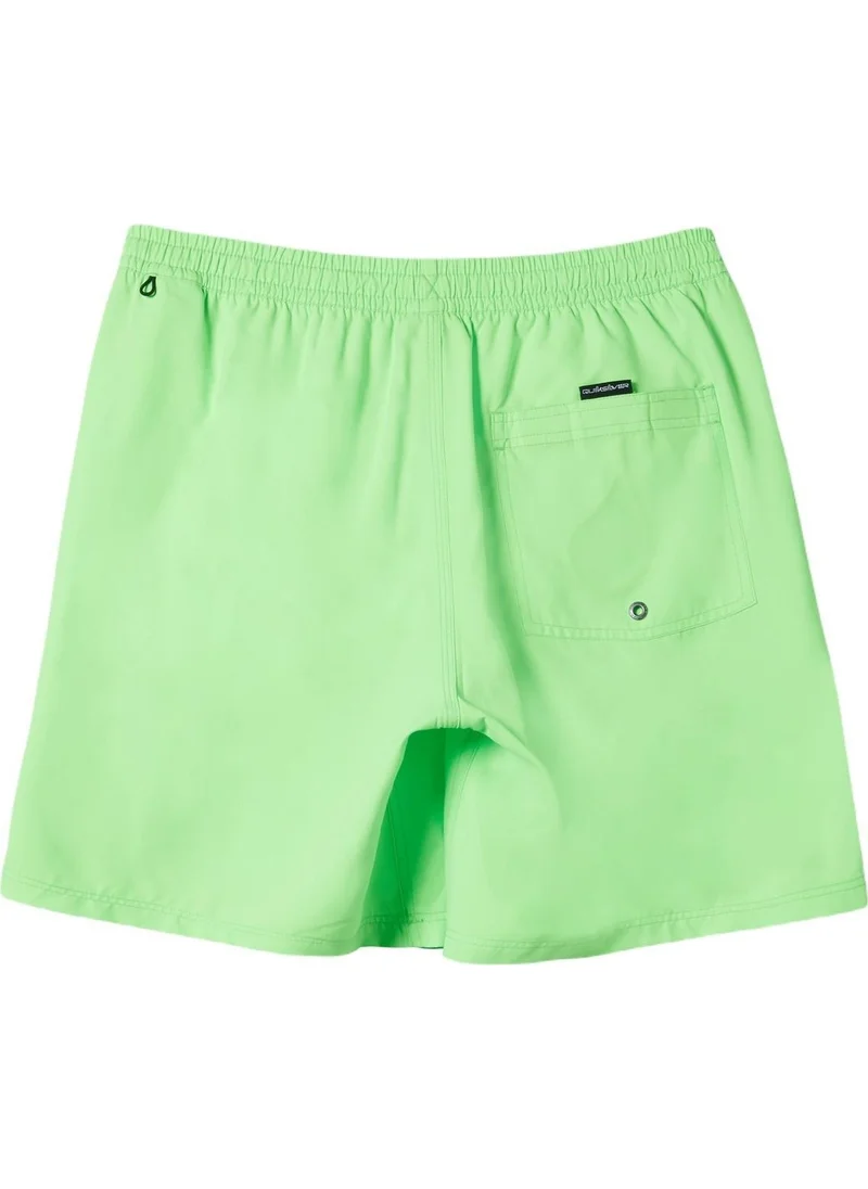 كويك سيلفر Everyday Solid Volley 15 Men's Green Swim Shorts AQYJV03153-GGY0