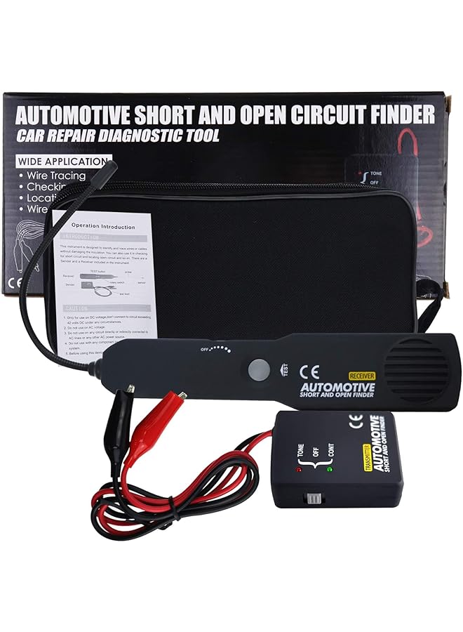 KASTWAVE Automotive Circuit Tester, Car Repair Cable Circuit Wire Tracker Tracers Analyzer Short Open Finder Tester Checker Device Detector Probe Dc 6-42V Car Diagnostic Tool  - Image 2