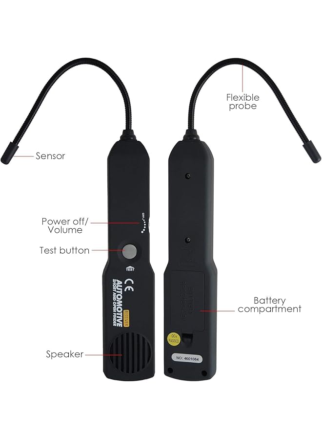 KASTWAVE Automotive Circuit Tester, Car Repair Cable Circuit Wire Tracker Tracers Analyzer Short Open Finder Tester Checker Device Detector Probe Dc 6-42V Car Diagnostic Tool  - Image 4
