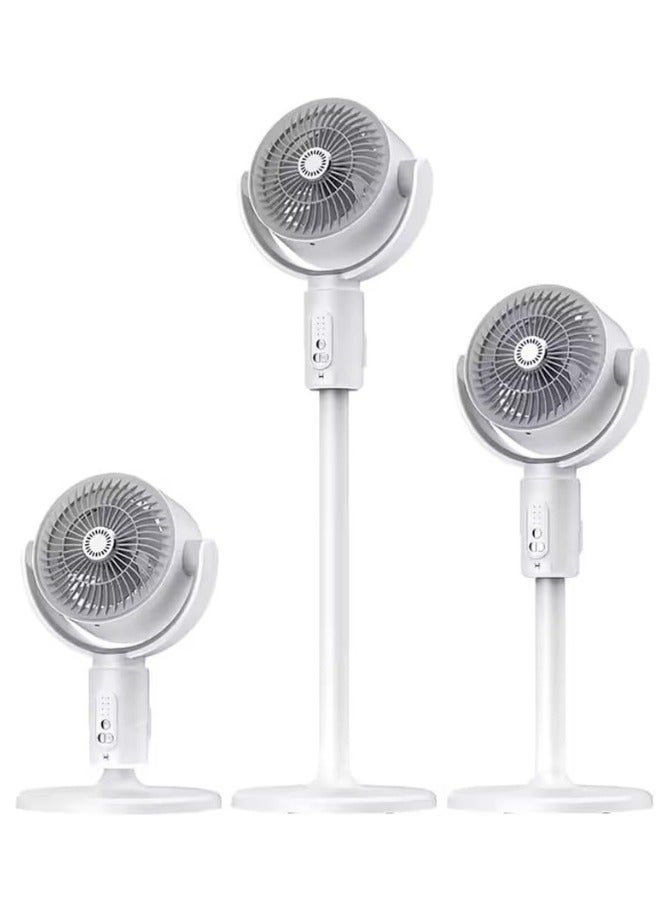 **مروحة تدوير F1 – مروحة تبريد ذكية قابلة لإعادة الشحن من نوع C، مروحة محمولة للتهوية وتدوير الهواء** - Image 1