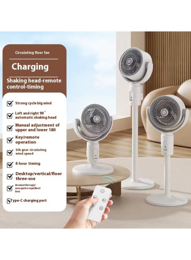 **مروحة تدوير F1 – مروحة تبريد ذكية قابلة لإعادة الشحن من نوع C، مروحة محمولة للتهوية وتدوير الهواء** - Image 4