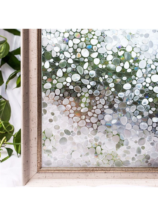 NIBEMINENT Pebble Window Sticker Clear 50x100cm - Image 1