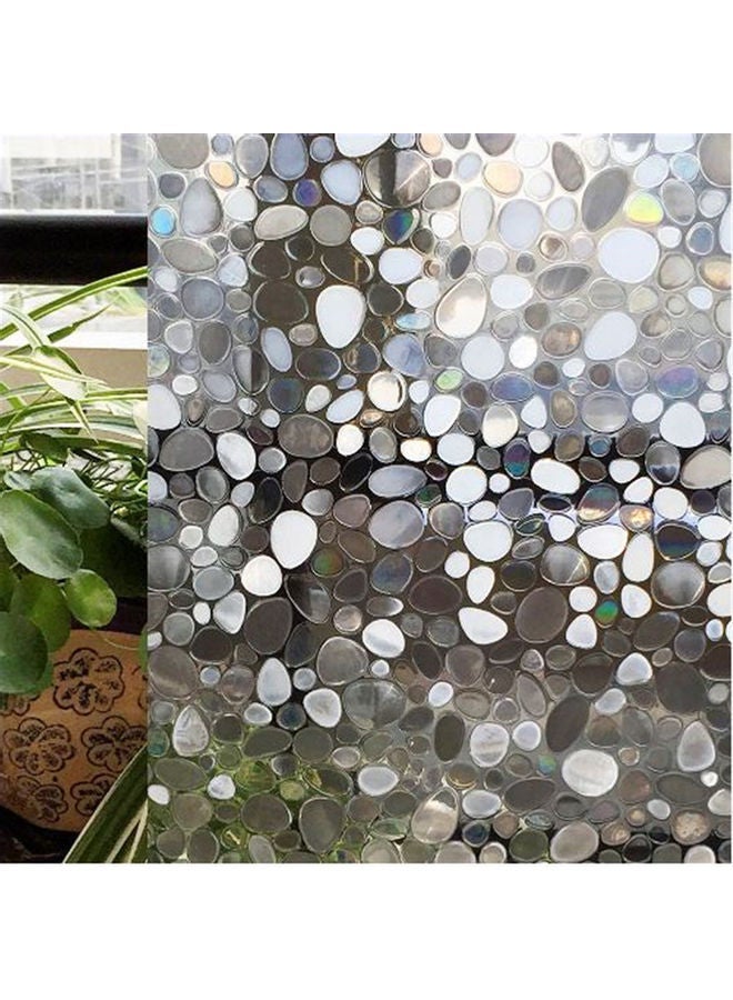 NIBEMINENT Pebble Window Sticker Clear 50x100cm - Image 2