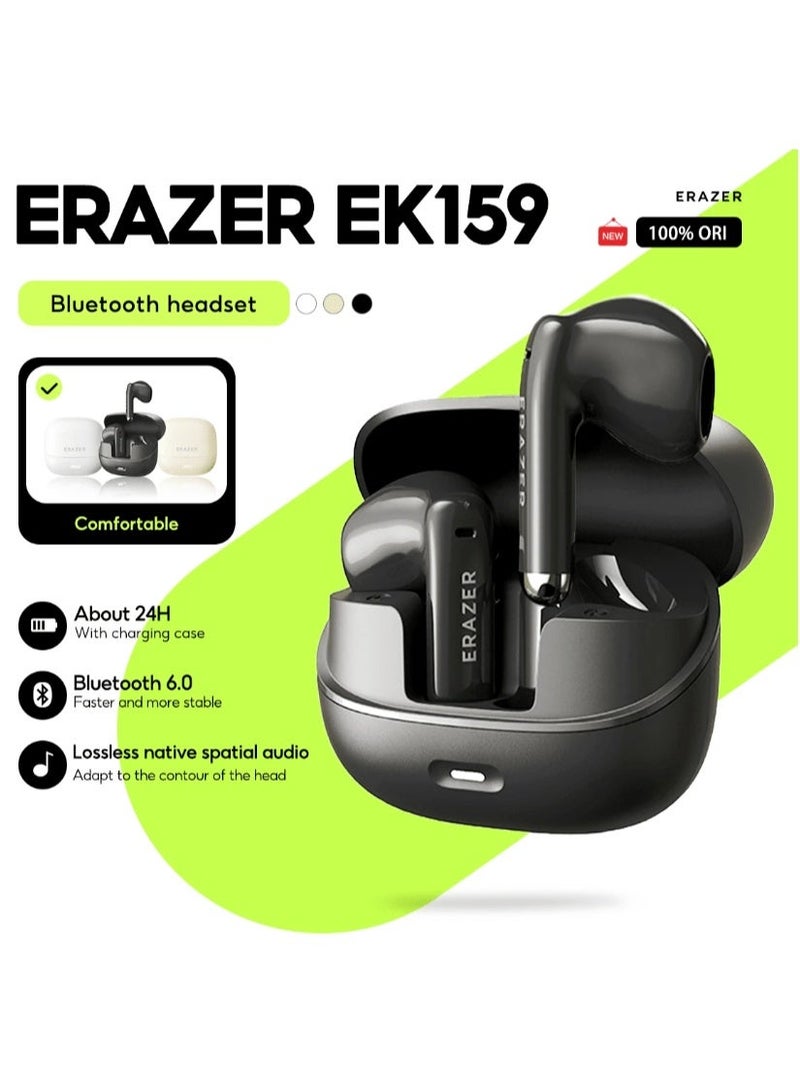 ERAZER EK159 True Wireless Bluetooth 5.4 Earbuds with HIFI Stereo Sound & Low Latency, Built-in Mic - Image 1