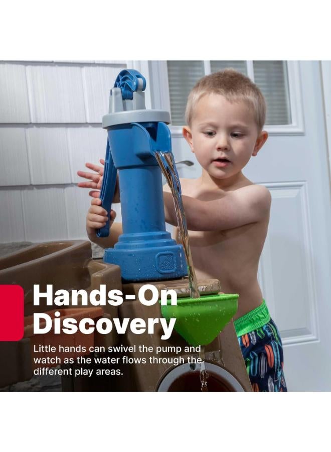 ستيب2 حوض سباحة بلاستيكي للأطفال من Step2 Pump & Splash Discovery Pond | لعبة مائية للحديقة مع مجموعة ملحقات من 10 قطع - Image 5