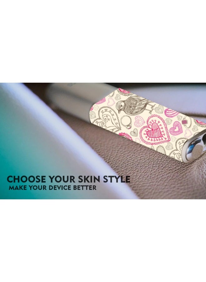 أوزو - OZO Skins Pink Heart And Birds (SE166HJW) For Iqos ILuma one - Image 1