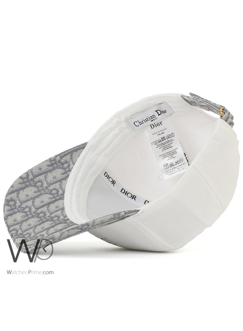 Dior Christian Dior Baseball Cap White Color Cotton Hat For Men  - Image 4