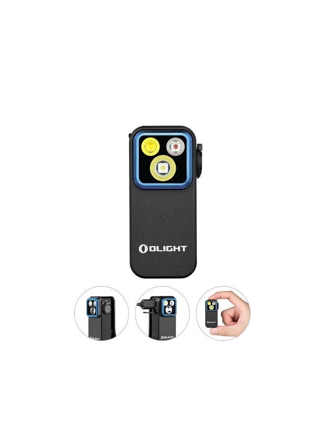Olight Oclip Pro 500 Lumens 3-in-1 Clip-on Flashlight USB-C Rechargeable Floodlight Spotlight Red Light Magnetic EDC Light - Image 2