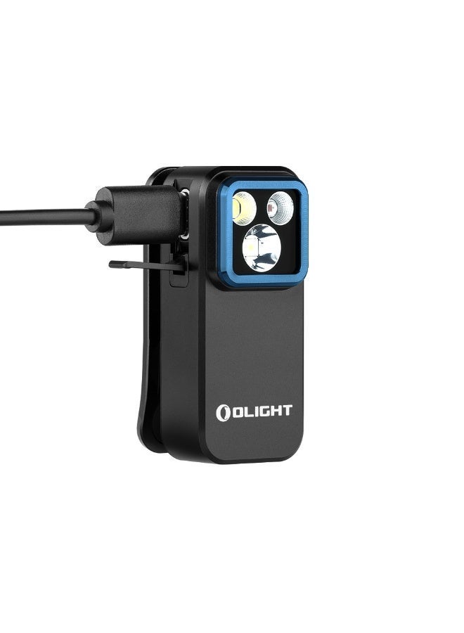 Olight Oclip Pro 500 Lumens 3-in-1 Clip-on Flashlight USB-C Rechargeable Floodlight Spotlight Red Light Magnetic EDC Light - Image 4