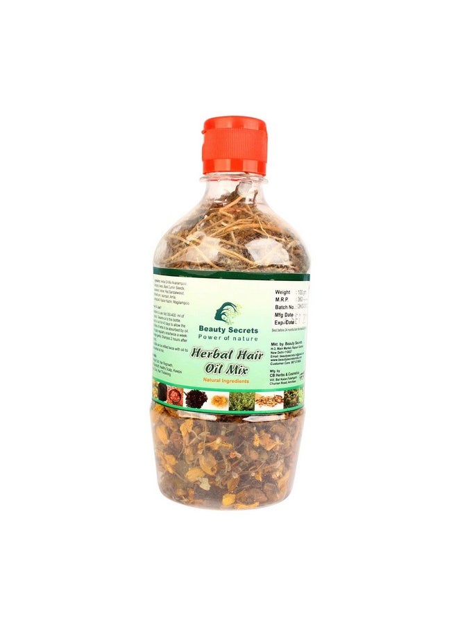 beauty Secrets - Make Your Own Hair Oil Dry Ayurvedic Herb Mix (12 Vital Herbs)_100Gm-For Complete Haircare For Men & Women- - Image 1