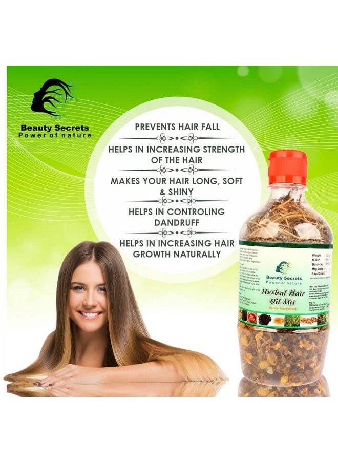 beauty Secrets - Make Your Own Hair Oil Dry Ayurvedic Herb Mix (12 Vital Herbs)_100Gm-For Complete Haircare For Men & Women- - Image 1