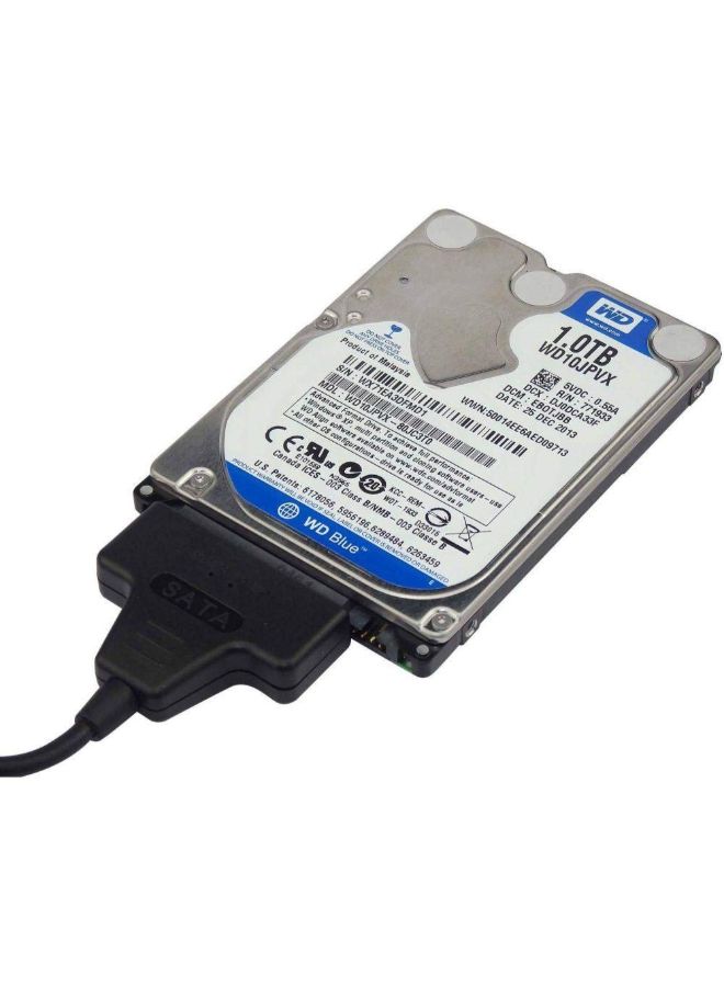 كابل محول محرك القرص الصلب إلى USB أسود - Image 4