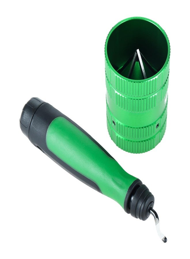 Yetaha Pipe Deburring Reamer Tool Set, Copper PVC Pipe Deburring Plumbing Tools, 1/4" to 1-5/8" Inner Outer Conduit Reamer Deburring Tool with Pen Reamer Burr Remover - Image 2