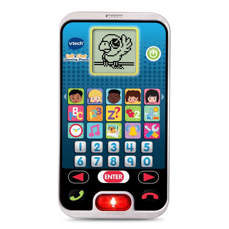 VTech Call and Chat Learning Phone, Black - Image 1