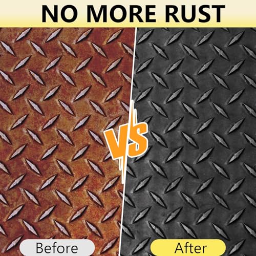 Meuvcol 2-in-1 Rust Converter & Metal Primer - 1 Gallon Black Rust Paint Inhibitor for Metal, Ultra Car Rust Reformer & Encapsulator, Long-Lasting Anti Rust Conversion Coating, Heat Resistance - Image 2