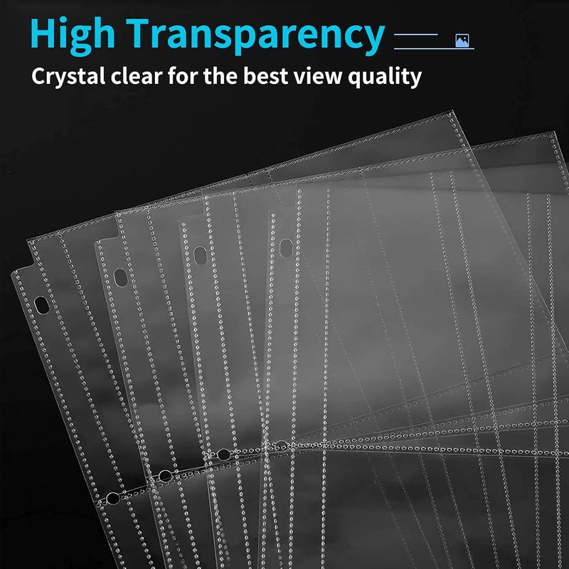 Fabmaker 30 Pack Photo Sleeves for 3 Ring Binder - (3.5x5, for 240 Photos), Archival Photo Page Protectors 3.5x5, Clear Plastic Photo Album Refill Pages Photo Pockets, Postcard Sleeves, Seed Binders - Image 5