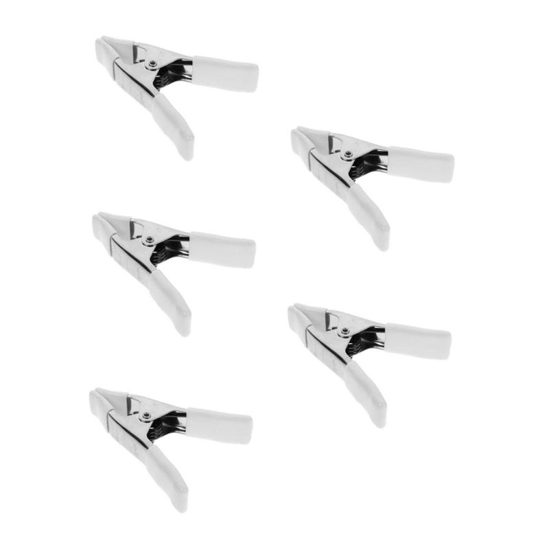 Heavy Duty Spring Clamps 4Pcs Plastic Backdrop Clips for Photography Sturdy Background Cloth Holders Secure Grip - Image 2