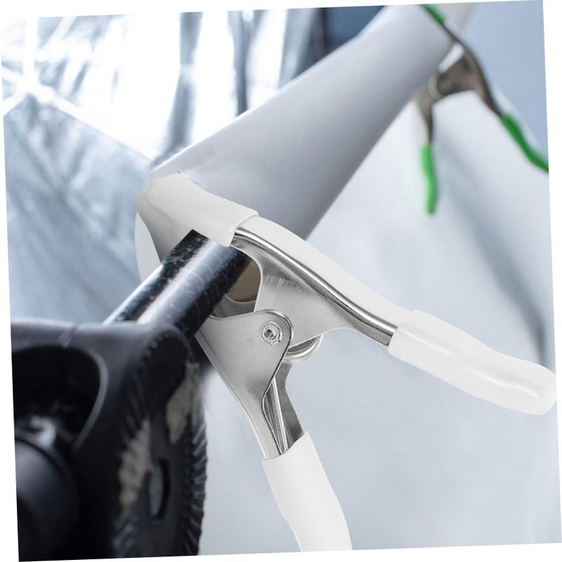 Heavy Duty Spring Clamps 4Pcs Plastic Backdrop Clips for Photography Sturdy Background Cloth Holders Secure Grip - Image 5