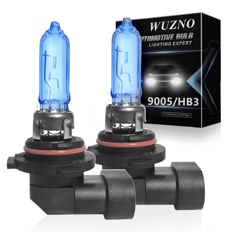 Wuzno Halogen Headlight Bulb Replacements for Hyundai Sonata 2015 2016 2017 2018 2019 2020 2021 2022High Beam 9005 Low Beam 9005 Lights Combo 6000k White 120 Brightness 2 Pack - Image 3