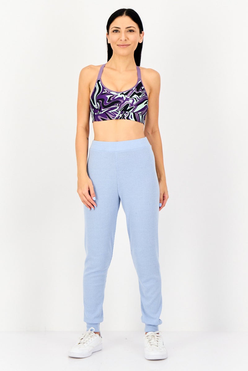 UNDER ARMOUR Women Allover Print Sportswear Fit Sports Bra, Multicolor - Image 2