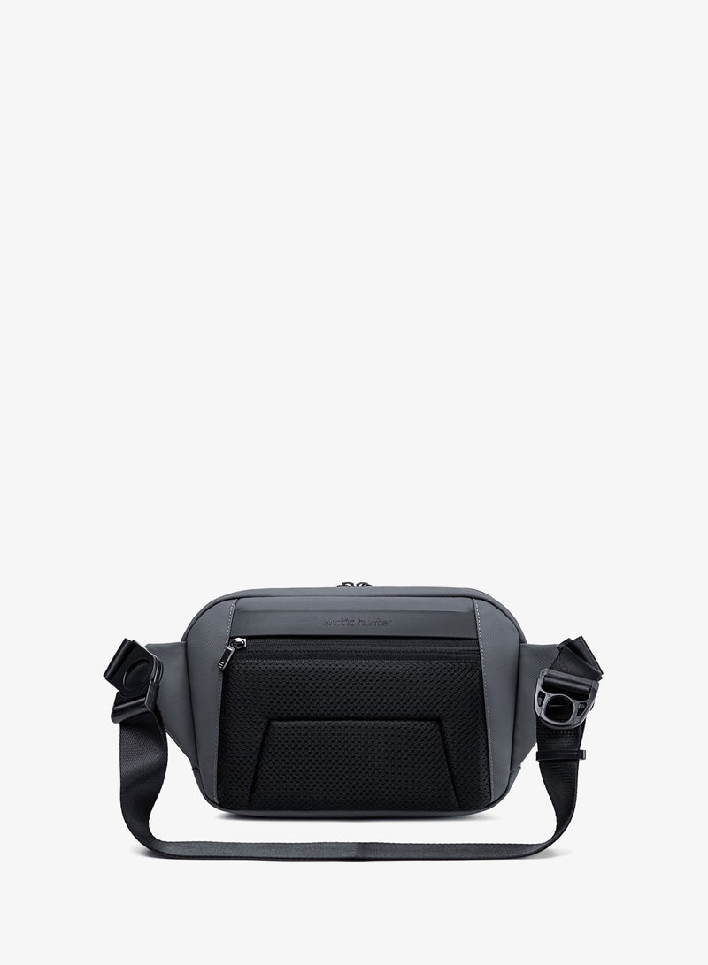 ARCTIC HUNTER Stylish Crossbody Bag Anti Theft Water Repellent Chest Bag for Men Women on Shopping Travel Office Hiking Y00561 Grey - Image 4