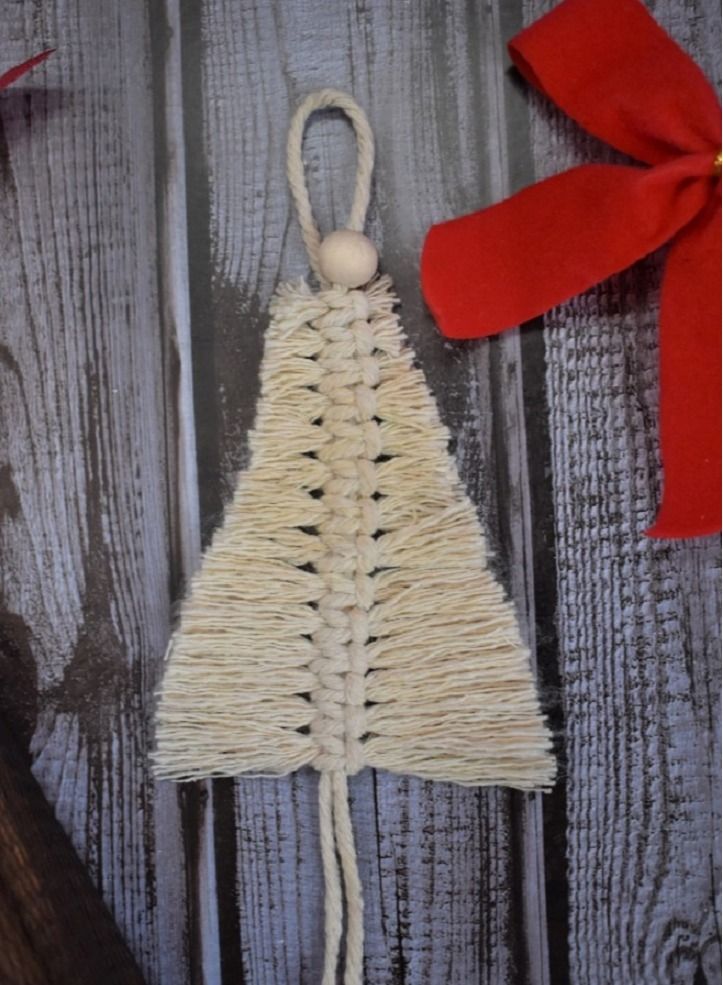 macrame sanu Handmade Macrame Christmas ornaments / Decorations - Image 2
