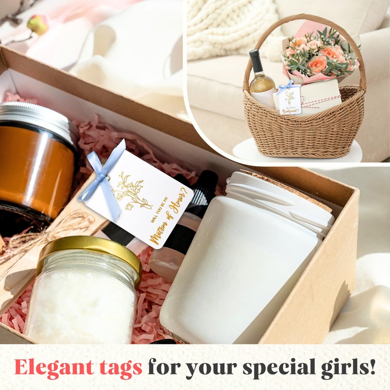 Stofinity Bridesmaid Proposal Card Set - 8 Will You Be My Bridesmaid Card, 2 Maid Of Honor Proposal Card, 2 Matron Of Honor Proposal Card, Ask Bridesmaid Proposal Gifts, Wedding Bridesmaid Gifts Ideas - Image 5