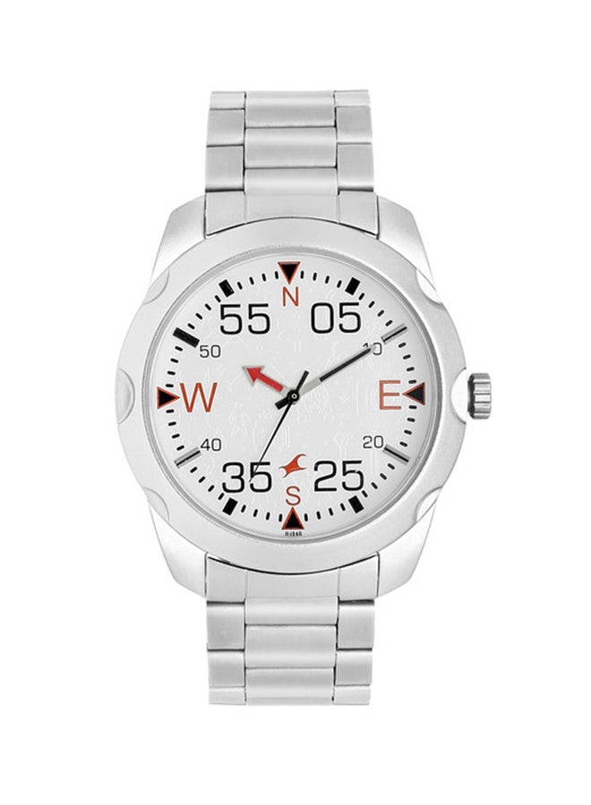fastrack Men Stainless Steel Analog Watch 3123SM05 - Image 1