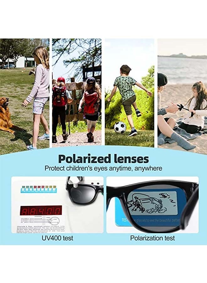 Generic Kids Polarized Sunglasses Rubber Flexible Shades  - Image 3