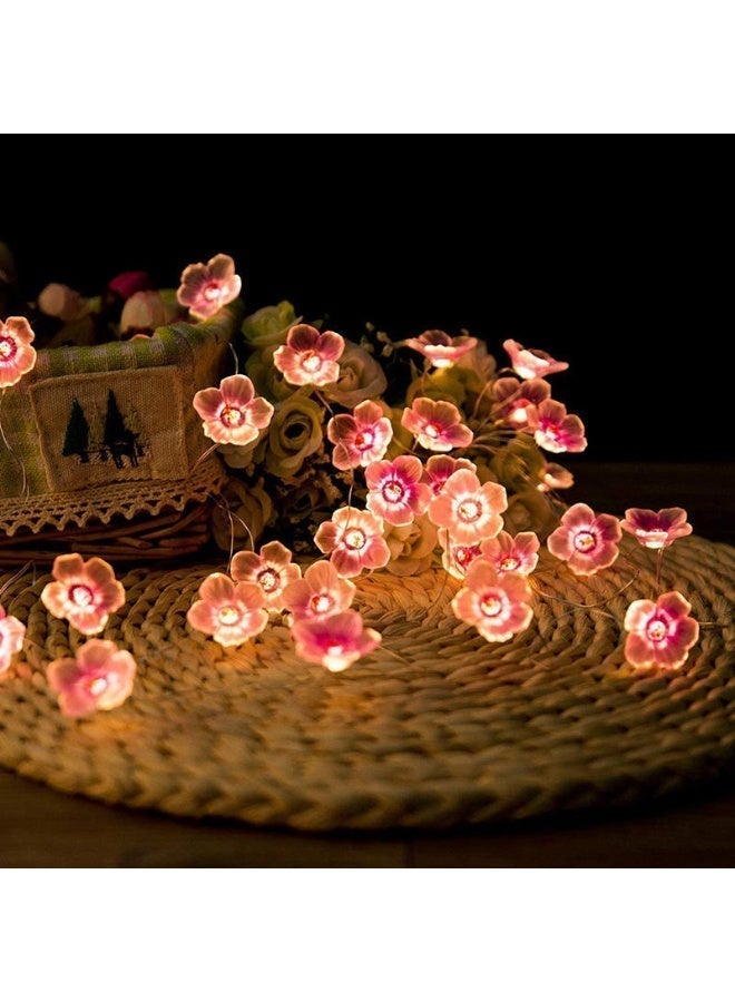 HPMY LED Cherry Blossom String Lights Bulbs Decorative Fairy Lamp for Garden Patio Lawn Wedding Party Home Use Relaxing Atmosphere - Image 2
