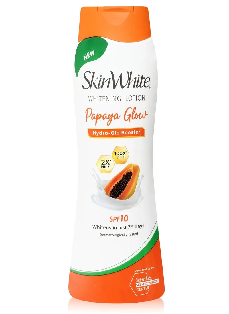skin white Whitening Lotion Papaya Milk SPF10 200ml  - Image 1