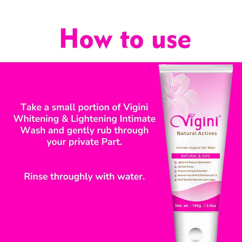 Vigini غسول فيجيني الطبيعي لتفتيح وتبييض المنطقة الحميمة للنساء ومرطب جل مائي للترطيب 200 جرام - Image 5