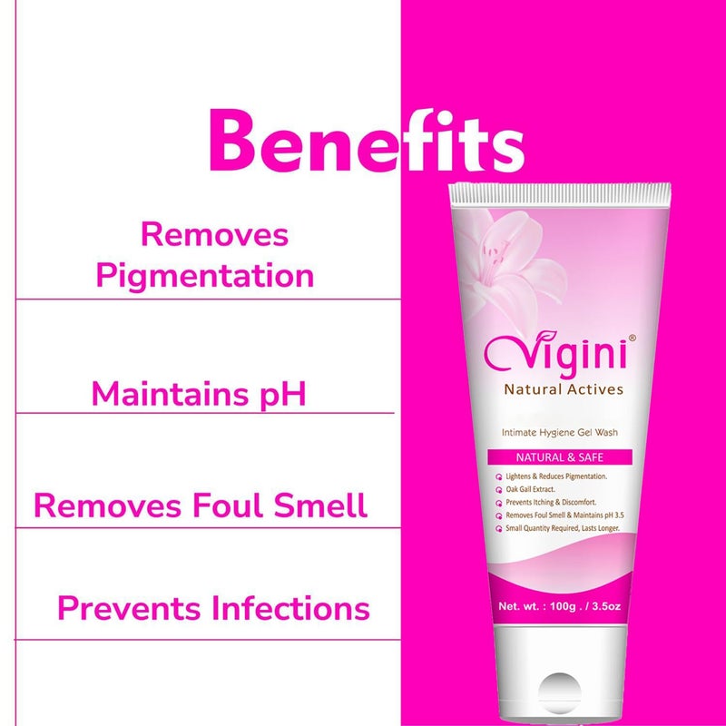Vigini غسول فيجيني الطبيعي لتفتيح وتبييض المنطقة الحميمة للنساء ومرطب جل مائي للترطيب 200 جرام - Image 3
