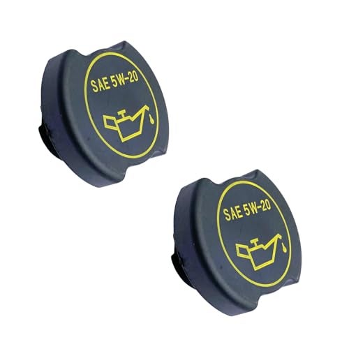 Ulifebet 2 Pcs 80991 Engine Oil Filler CapsOil Fill Cap Compatible with Ford Lincoln Mercury F150 Models Replaces EP5Z6766ABC - Image 1