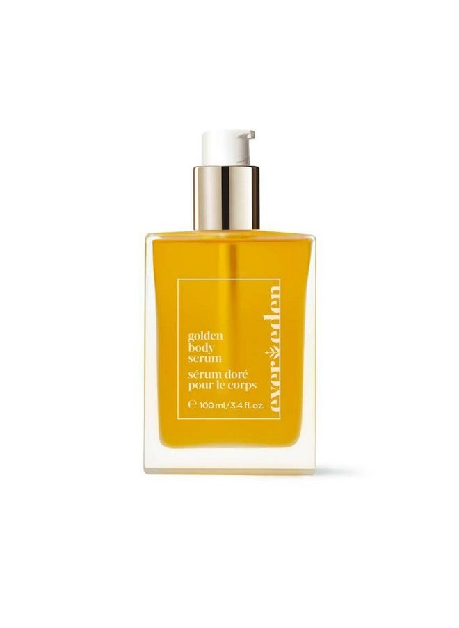 Evereden Evereden Golden Body Serum 3.4 fl. oz. | Botanical Body Oil Moisturizer | Clean & Vegan Moisturizing Body Oil for All-Over Skin Nourishment | Hydrating Body Oil for Women  - Image 1