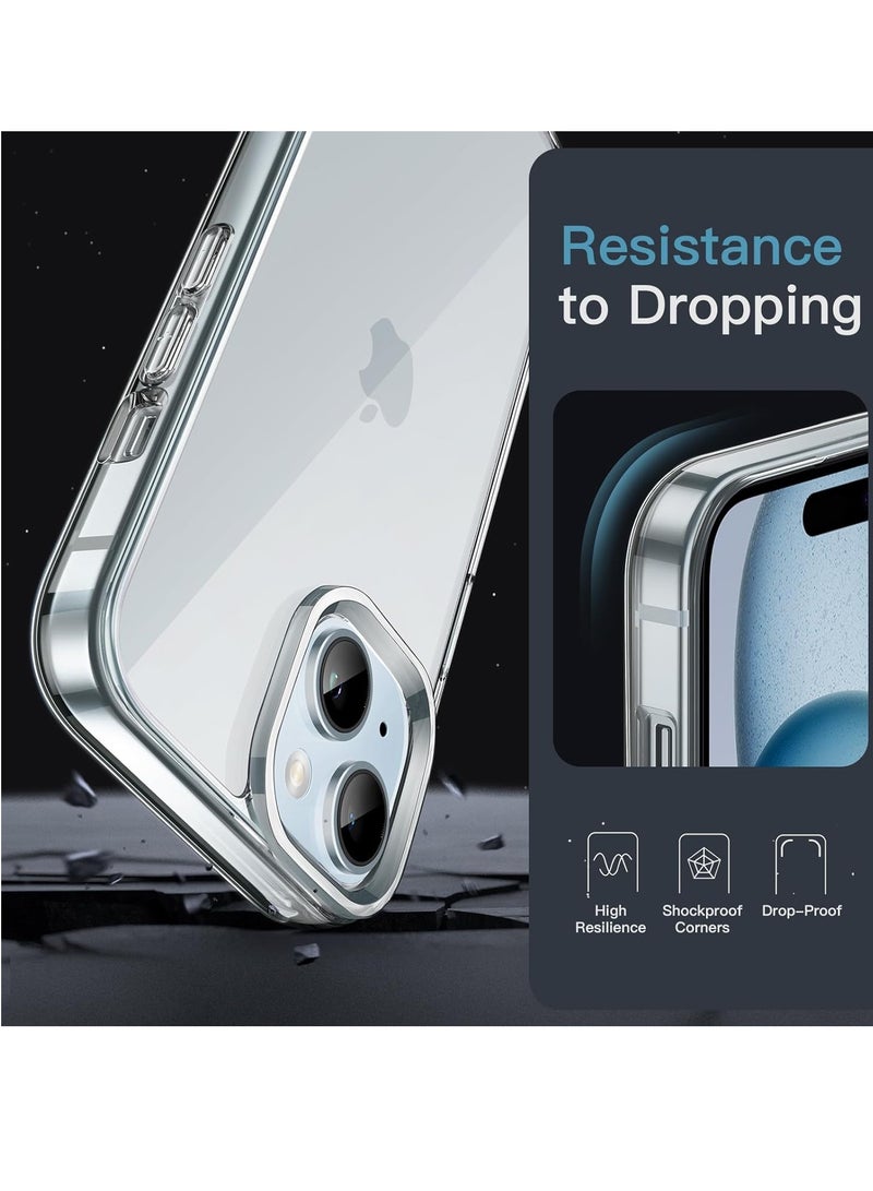 بورتوني جراب ماج سيف لهاتف iPhone 15 متوافق مع الشحن اللاسلكي، جراب نحيف مقاوم للصدمات لهاتف iPhone 15 مقاس 6.1 بوصة - Image 5