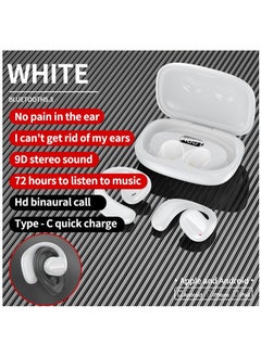 SAB Wireless Bluetooth Headphones - Bluetooth 5.3/Stereo Surround/Intelligent Noise Reduction/Ear Hanging  - Image 2