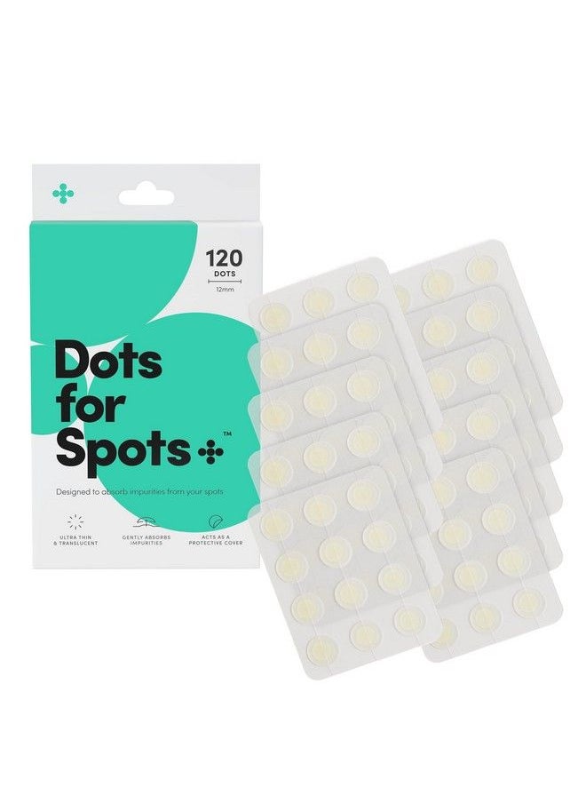 Dots for Spots - Blemish Patches Translucent Hydrocolloid Patch Spot Treatment Stickers For Face And Body Fastacting Vegan & Cruelty Free Skin Care (1 Count (Pack Of 120)) - Image 1
