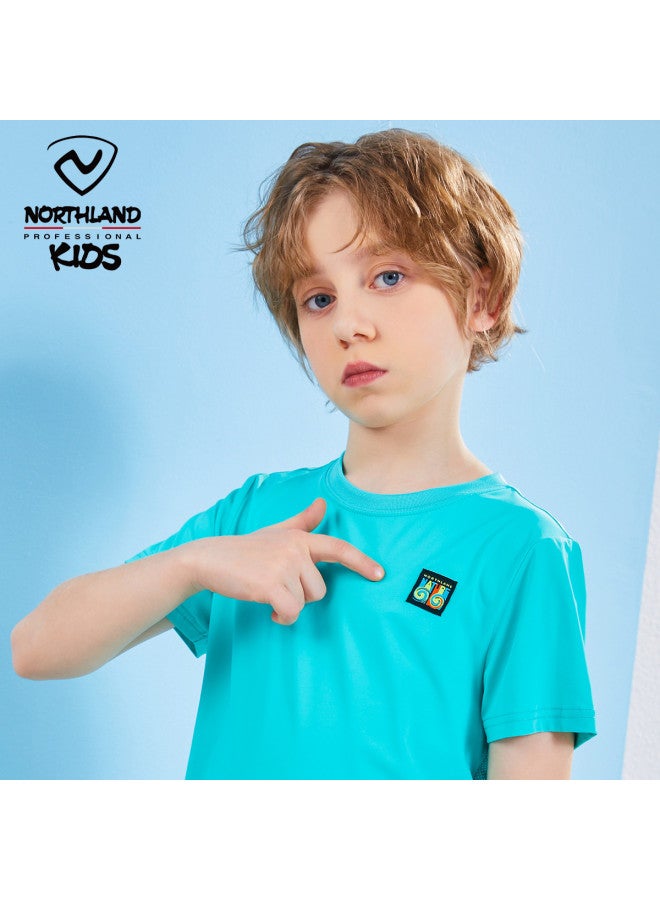 NorthLand Boys' Summer Short Sleeve T-shirt, Casual Loose Fit Sporty Top For Kids - Image 5