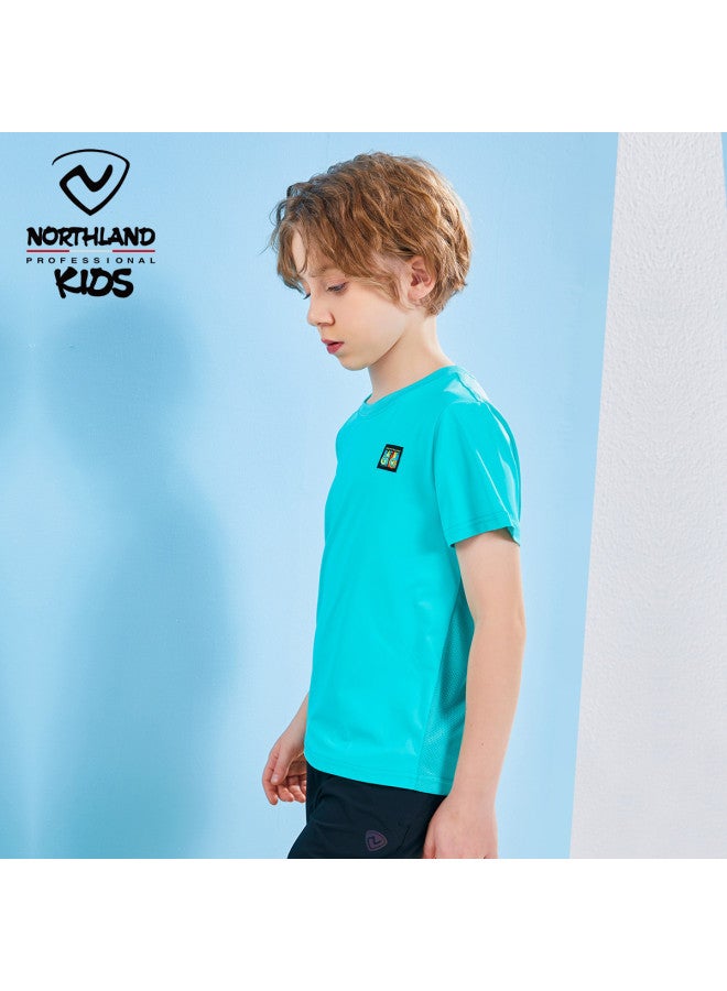 NorthLand Boys' Summer Short Sleeve T-shirt, Casual Loose Fit Sporty Top For Kids - Image 4