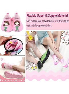TAPIT Water Shoes Kids Kids Boys Girls Beach Shoes Kids Beach Swim Shoes Non Slip Toddler Kids Aqua Socks Quick Dry Barefoot Aqua Socks for Swinmming Pool Beach Outdoor (Pink Rabbit)  - Image 4