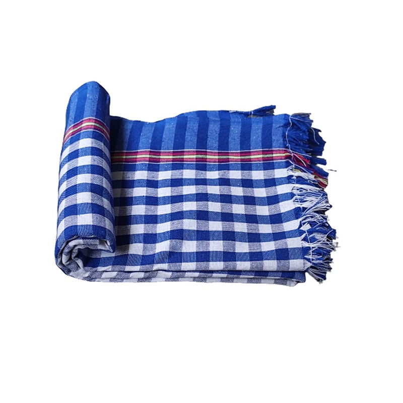 ASH Traders Cotton chex Bath Towel Combo 300 GSM (Set of 2, Multicolour 33 * 66 inches) Suitable for All Men and Women - Image 2