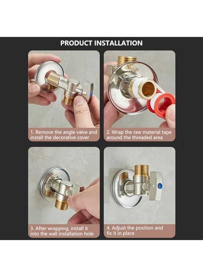 مجموعة صمامات خدمة سخان الماء الفوري الأحمر سهل التركيب مع صمام تخفيف الضغط - Image 4