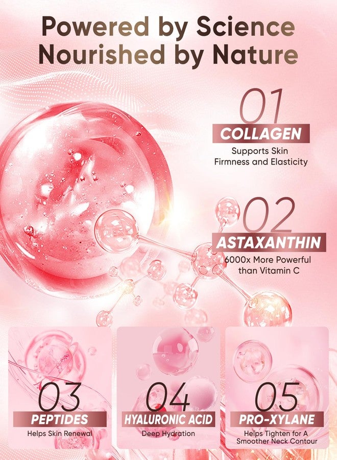 Misoour Neck Wrinkle Patches for Firming and Tightening – 2 in 1 Collagen Neck Mask with Astaxanthin & Peptides, Deep Hydration for Neck Lines & Sagging Skin, 3 Pack - Image 3
