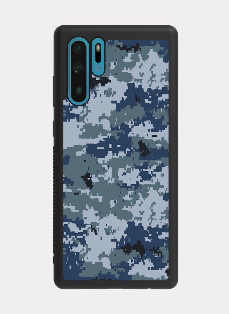 بكسلات كفر هواوي بي 30 برو تمويه جيشي ازرق - Image 1