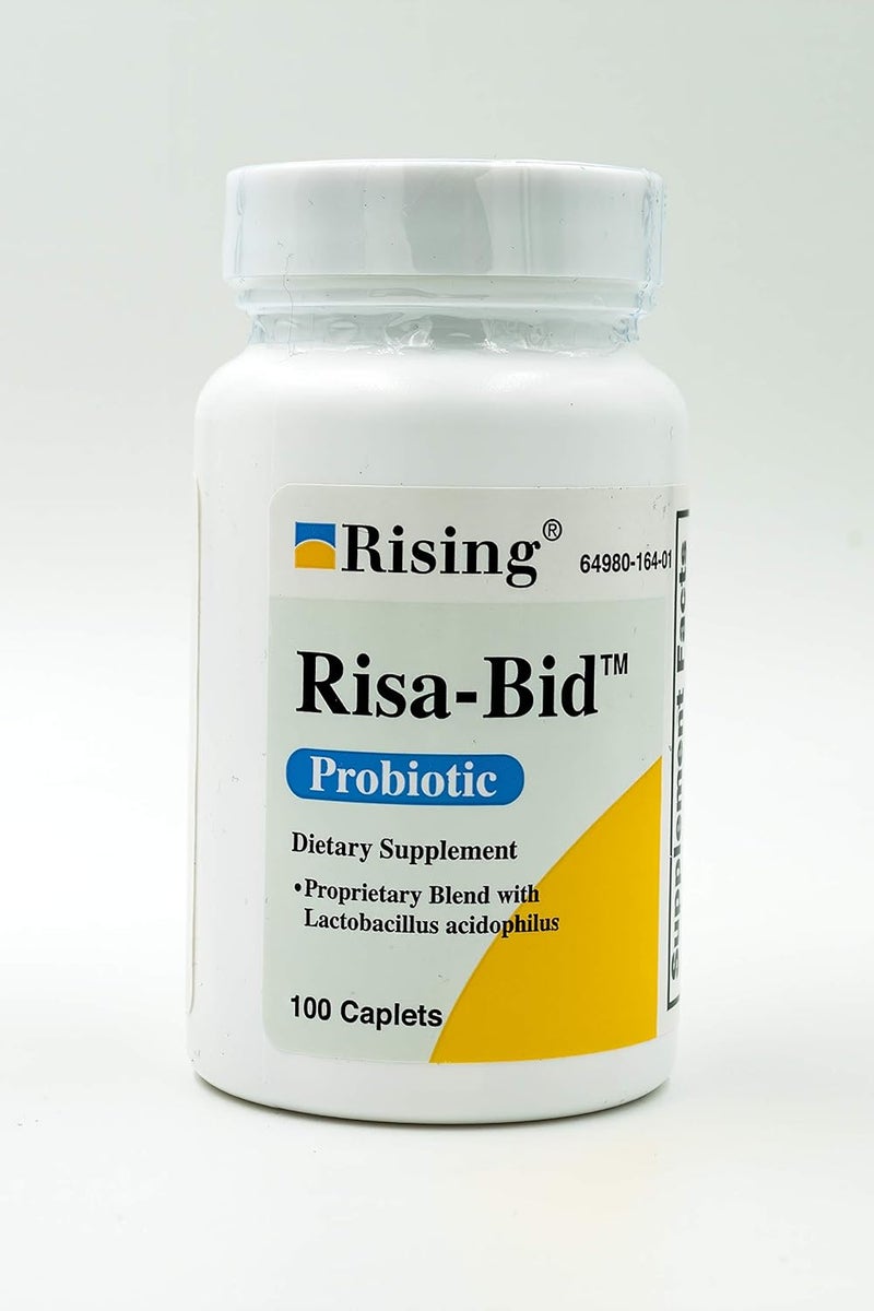Rising Health  RisaBid Caplets  Probiotic Dietary Supplements  100 caplets - Image 1