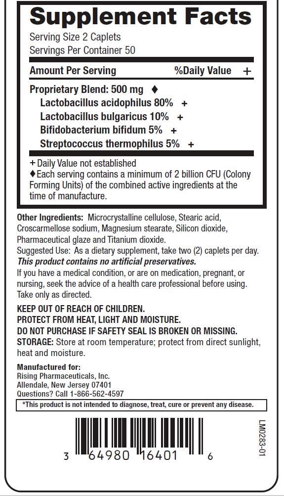 Rising Health  RisaBid Caplets  Probiotic Dietary Supplements  100 caplets - Image 3